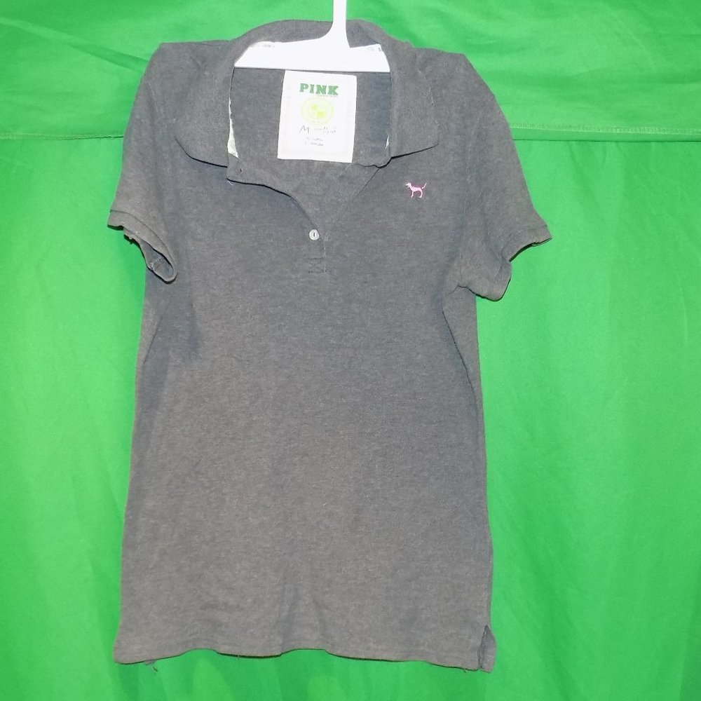 Vintage PINK Polo Medium